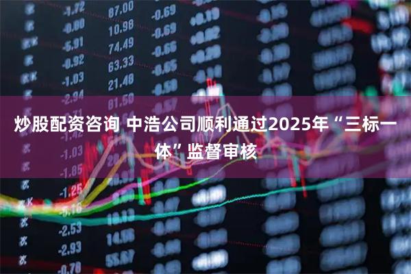 炒股配资咨询 中浩公司顺利通过2025年“三标一体”监督审核